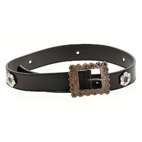 Women's Belt Boho Western Style Leather Size 30 - Picture 1 of 7